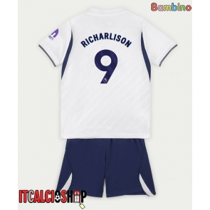 Tottenham Hotspur Richarlison #9 Prima Maglia Bambino 2026-27 Manica Corta (+ Pantaloni corti)